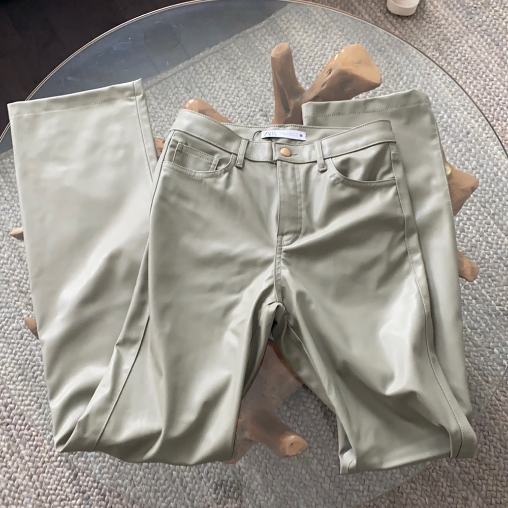 Pleather pants Zara